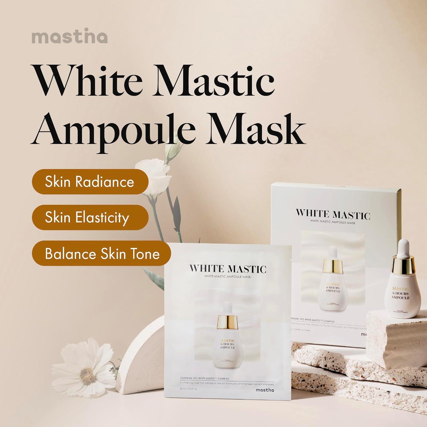 Mascarilla de Ampolla MASTINA Blanca 12 Piezas 28ml Hidratante