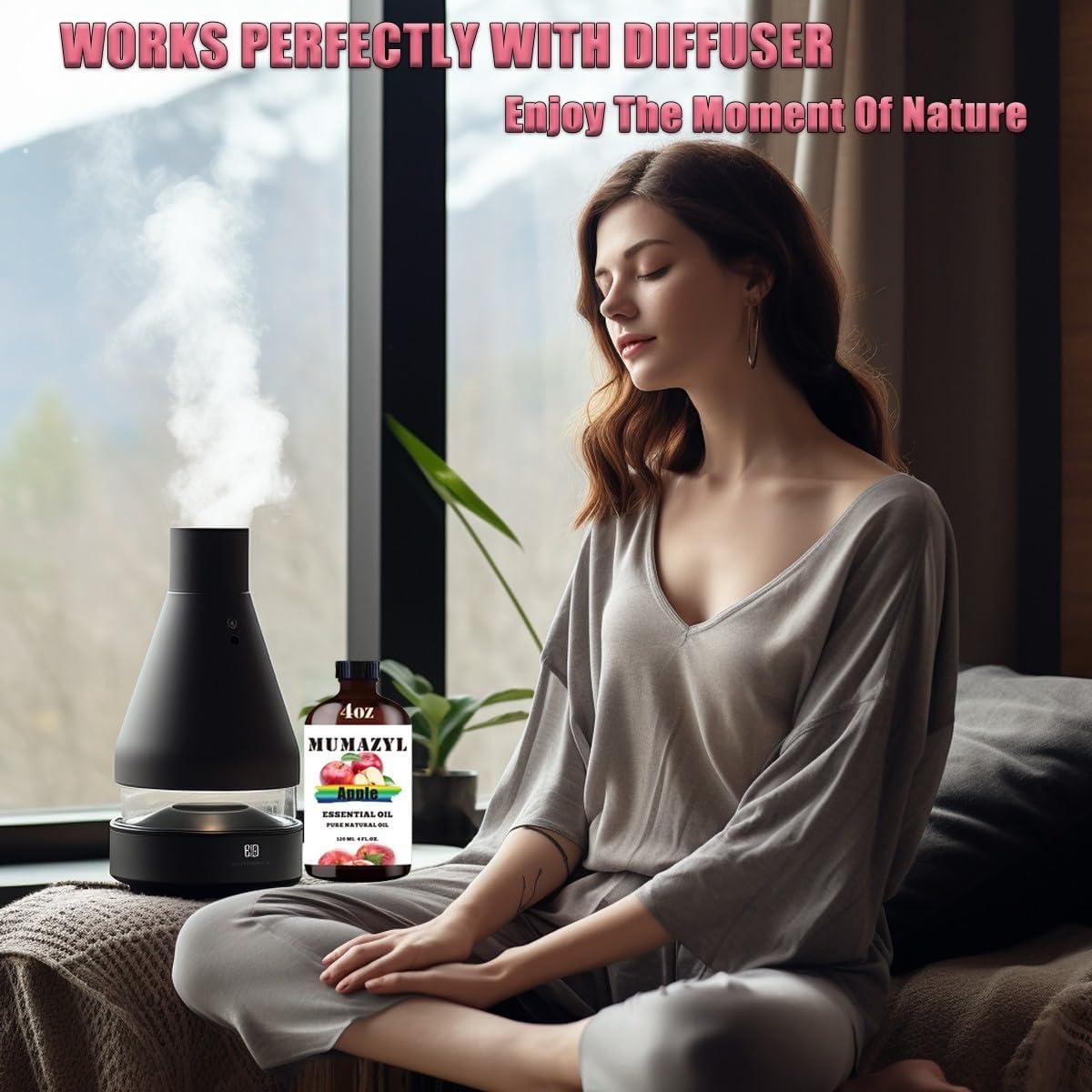 Aceite Esencial de Manzana MUMAZYL 120ML para Difusor y Jabón