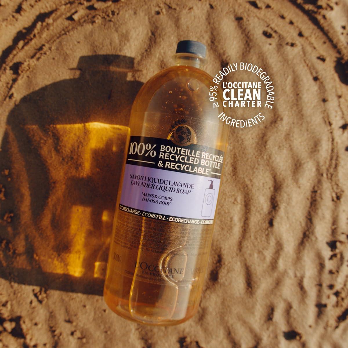 Jabón Líquido de Lavanda L'Occitane 500 ml para Manos y Cuerpo