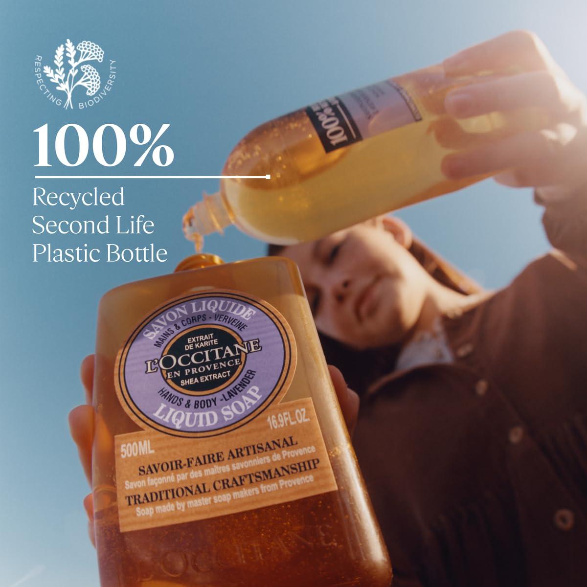 Jabón Líquido de Lavanda L'Occitane 500 ml para Manos y Cuerpo