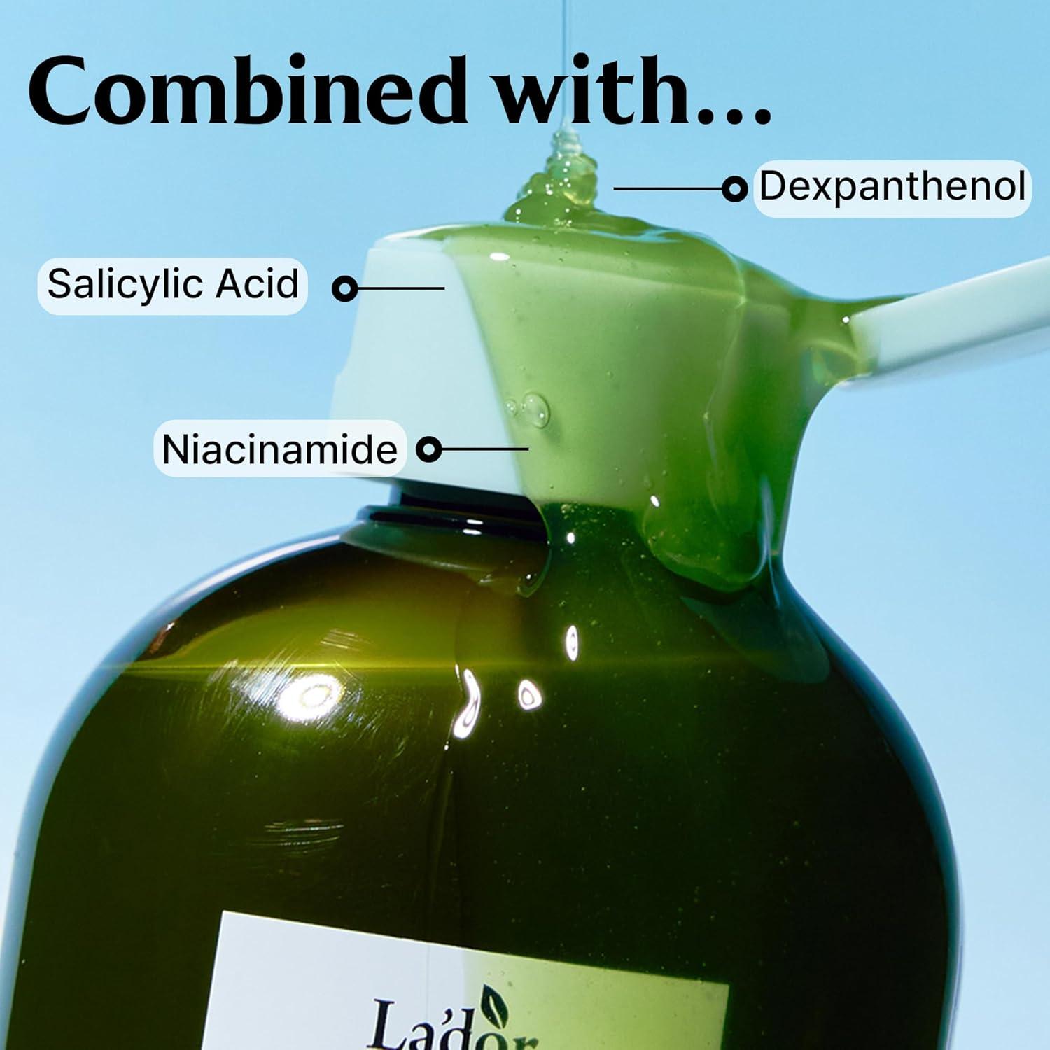 Champú Refrescante La'dor 300ml - Pérdida de Cabello Cuidado Coreano