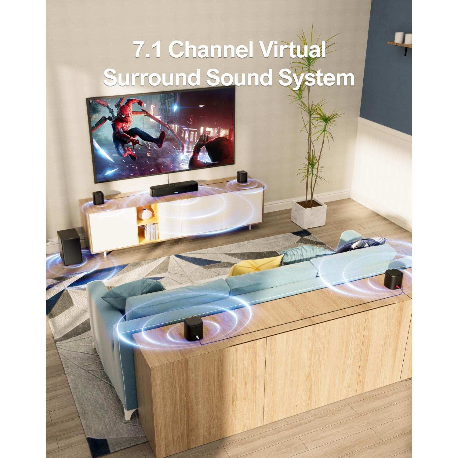 Barra de Sonido ULTIMEA Aura A40 7.1ch con Subwoofer