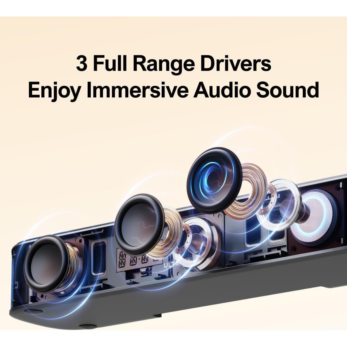 Barra de Sonido ULTIMEA Aura A40 7.1ch con Subwoofer