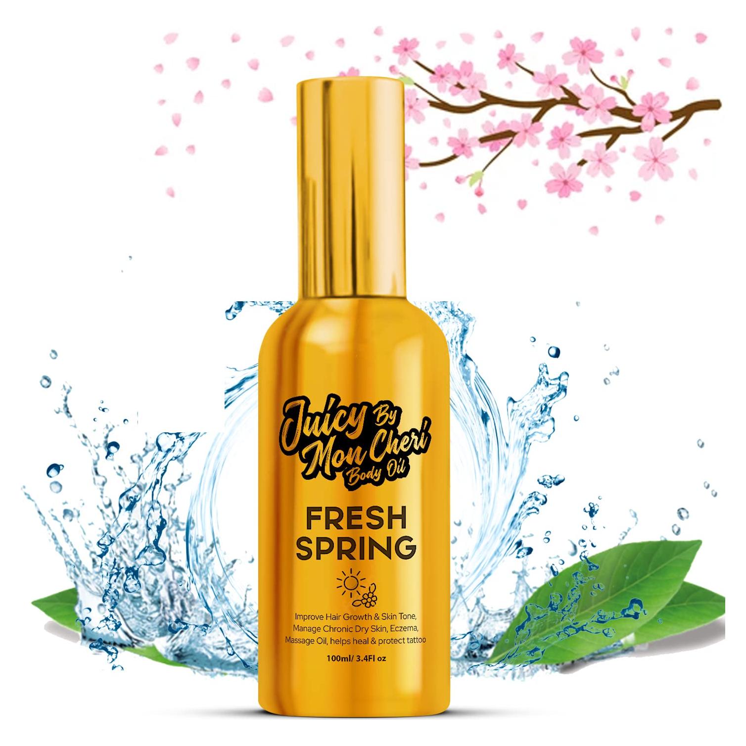 Aceite Corporal en Spray Juicy By Mon Cheri 28.35 ml - Semilla Negra, Oliva y Vitamina E