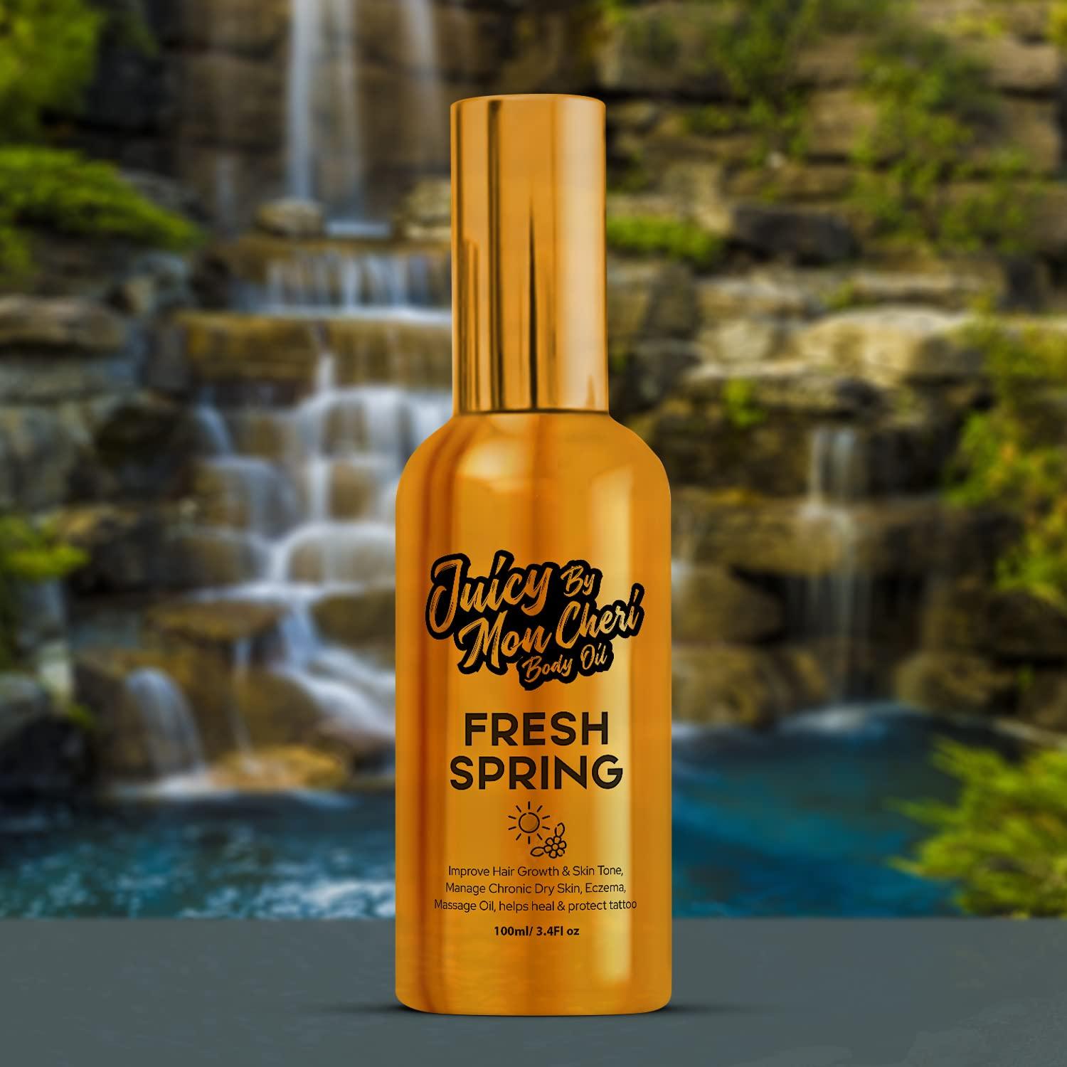 Aceite Corporal en Spray Juicy By Mon Cheri 28.35 ml - Semilla Negra, Oliva y Vitamina E