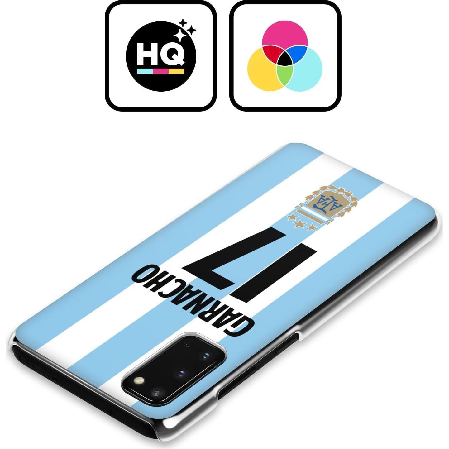 Funda Dura Oficialmente Licenciada Argentina Alejandro Garnacho para Samsung Galaxy S20 FE