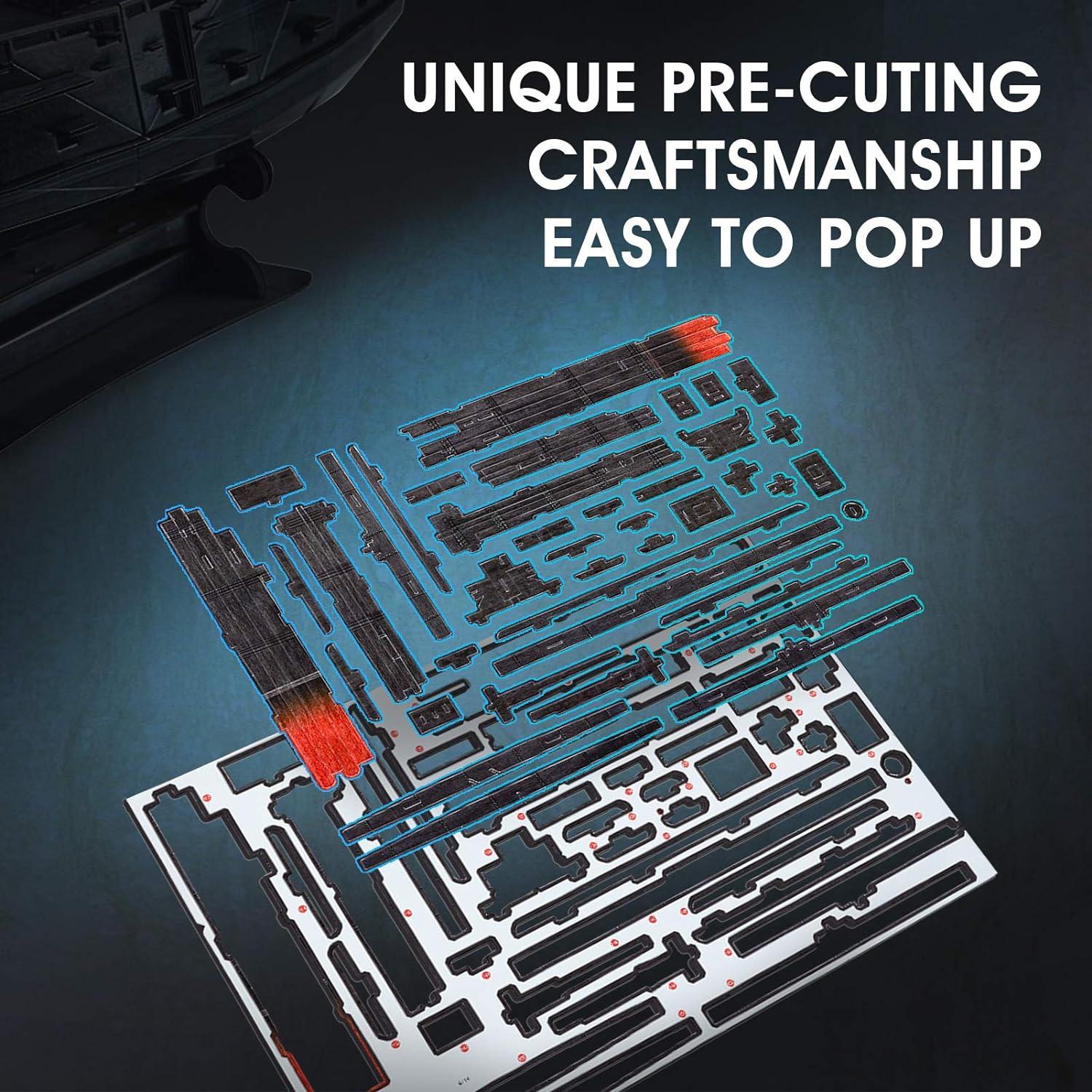 Rompecabezas 3D CubicFun Barco Pirata LED 68.58 cm