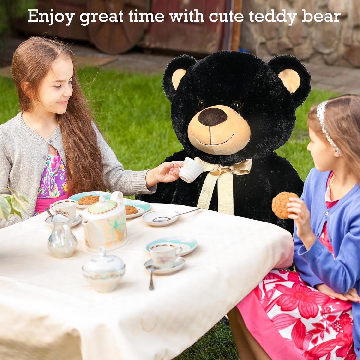 Oso de Peluche Gigante LotFancy 91 cm Lavable para Niños