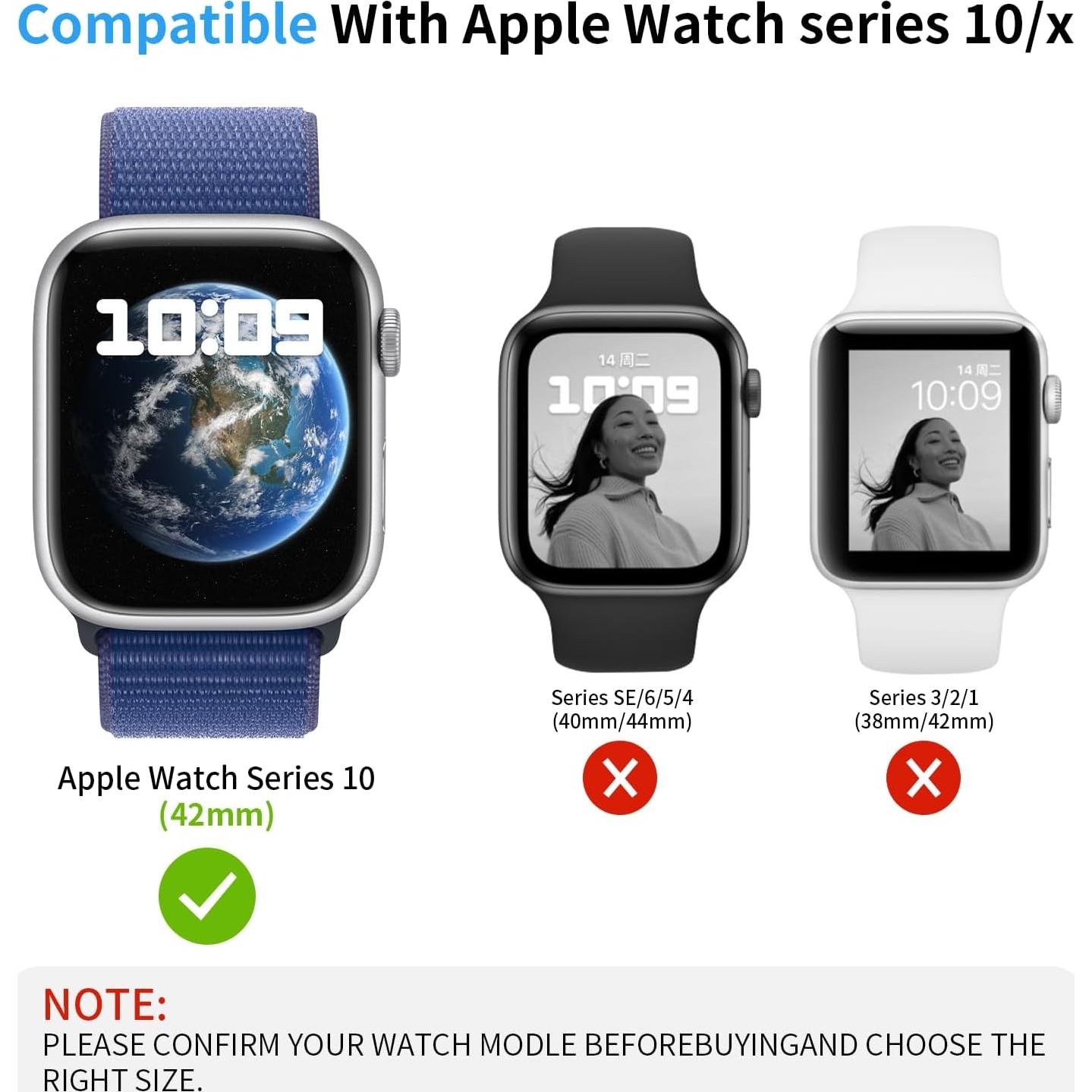 Funda Brillante para Apple Watch Serie 10 42mm - Shenou