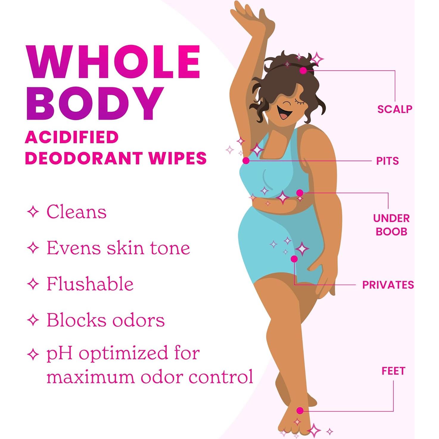 Toallitas Desodorantes Lume - 15 Unidades - Pepino Fresco - Control 24h