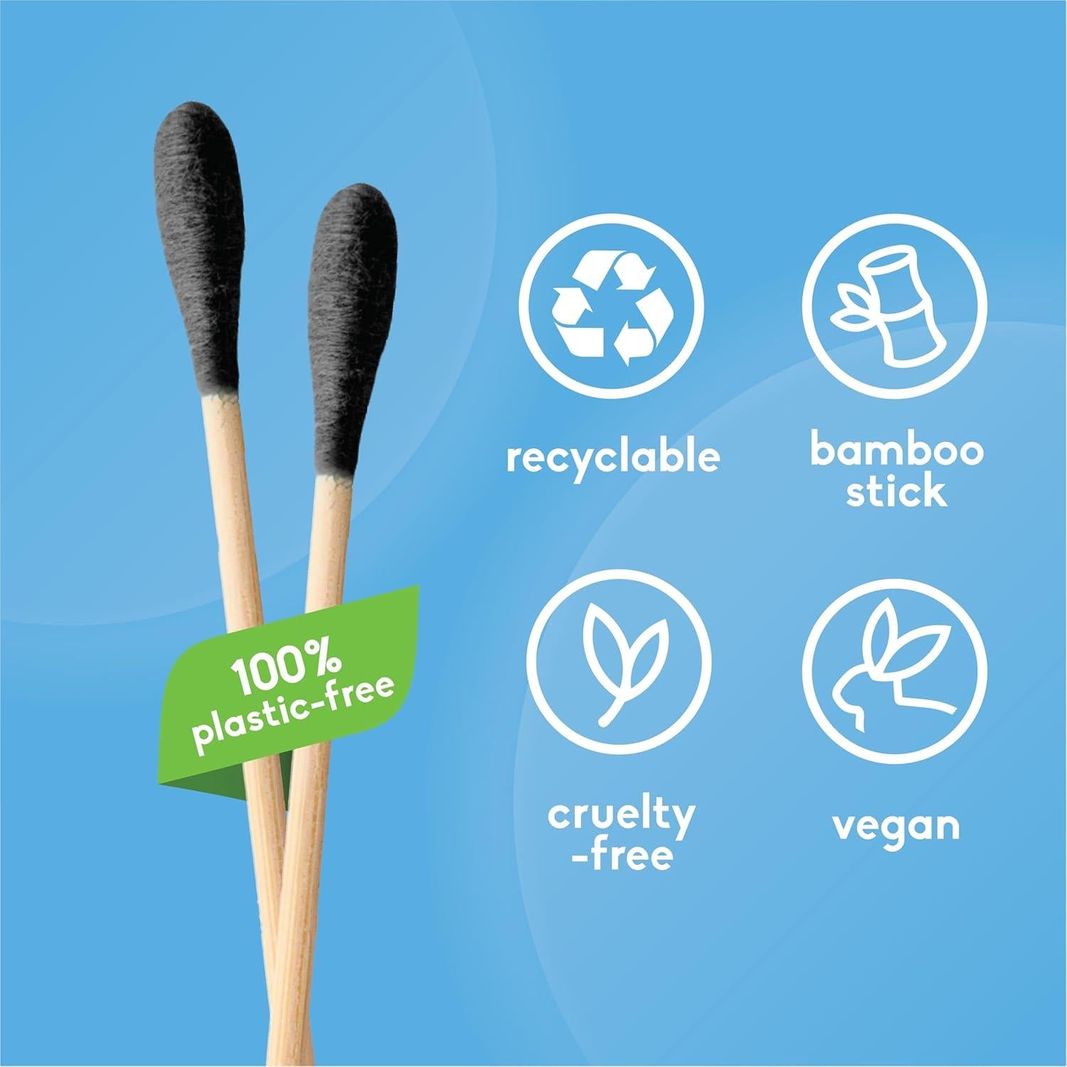 Bastoncillos de Algodón de Bambú The Humble Co. 600 Unidades