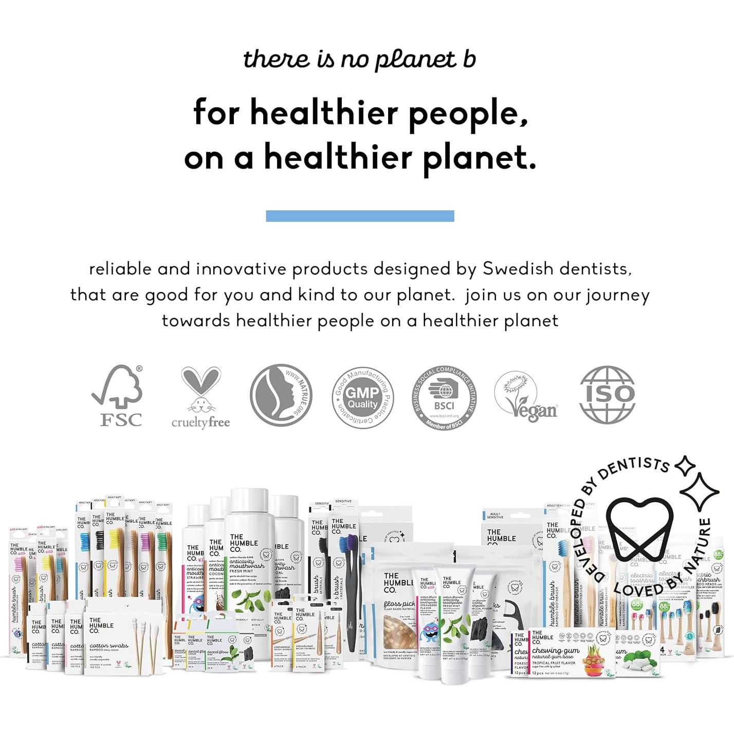 Bastoncillos de Algodón de Bambú The Humble Co. 600 Unidades