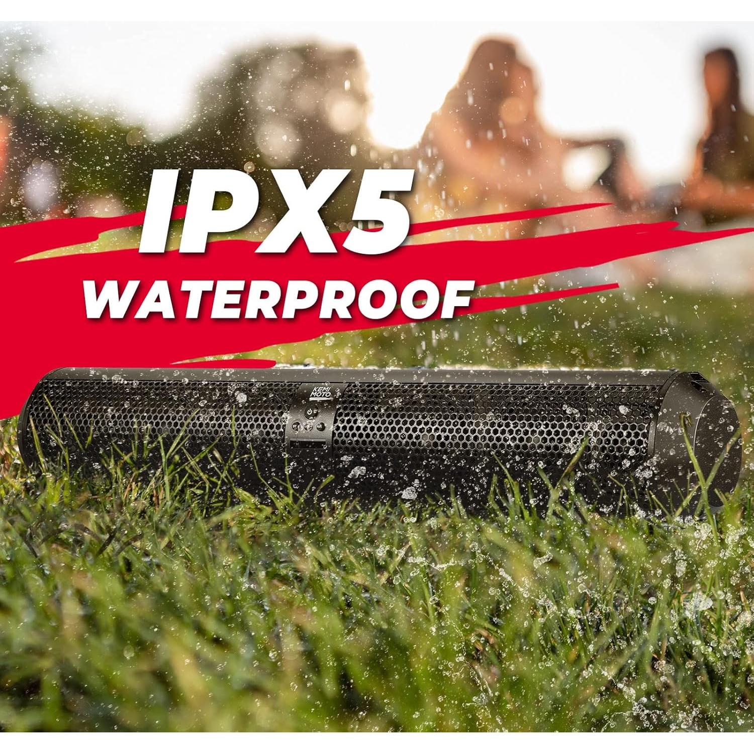 KEMIMOTO Barra de Sonido 500W 71cm Impermeable Bluetooth