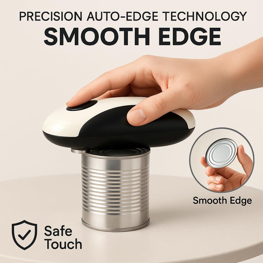 Abrelatas Eléctrico Recargable LEQOS Automático 425g Negro