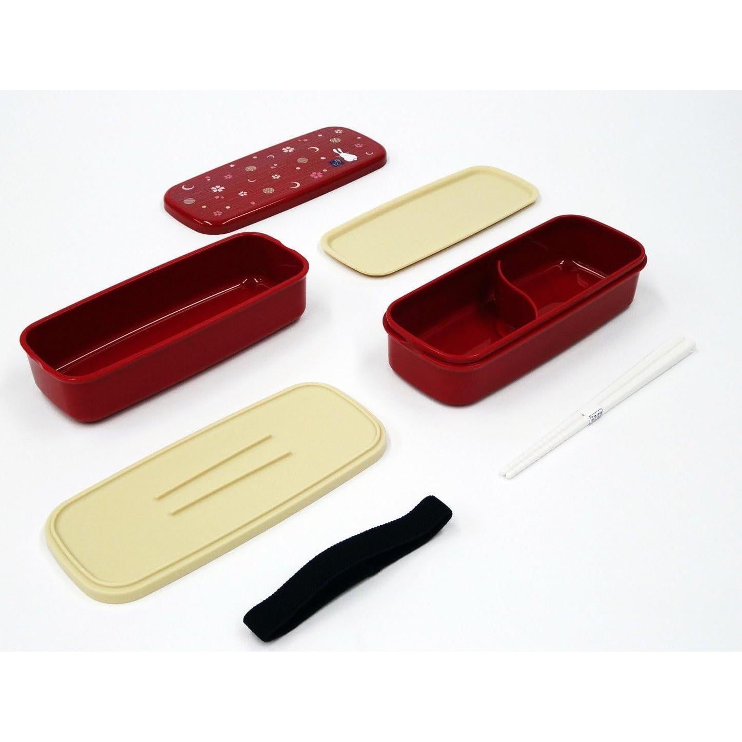 Caja Bento Tradicional Japonesa OSK PW-28C Roja 640ml