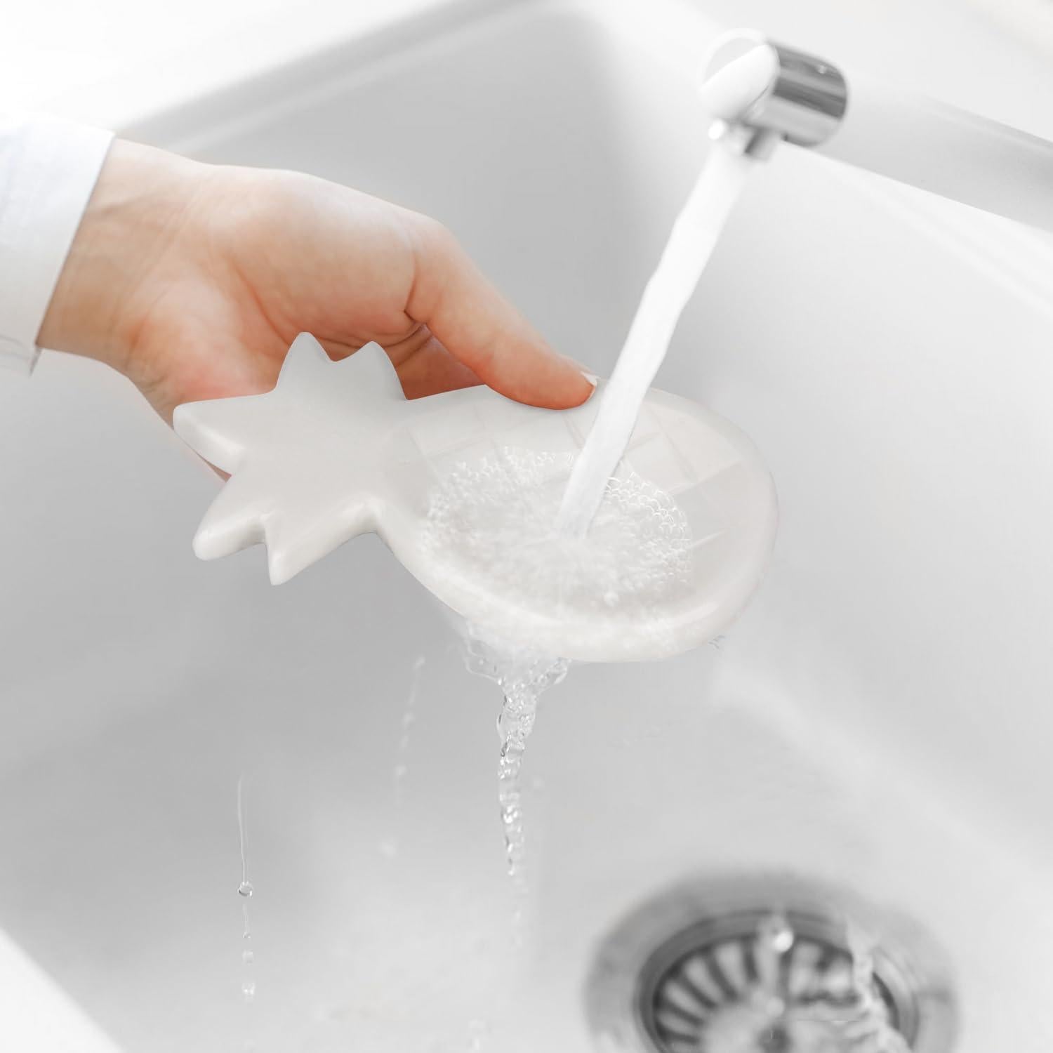 Reposapucheros de Mármol HESHIBI para Cocina Blanco 16.5x10.2 cm