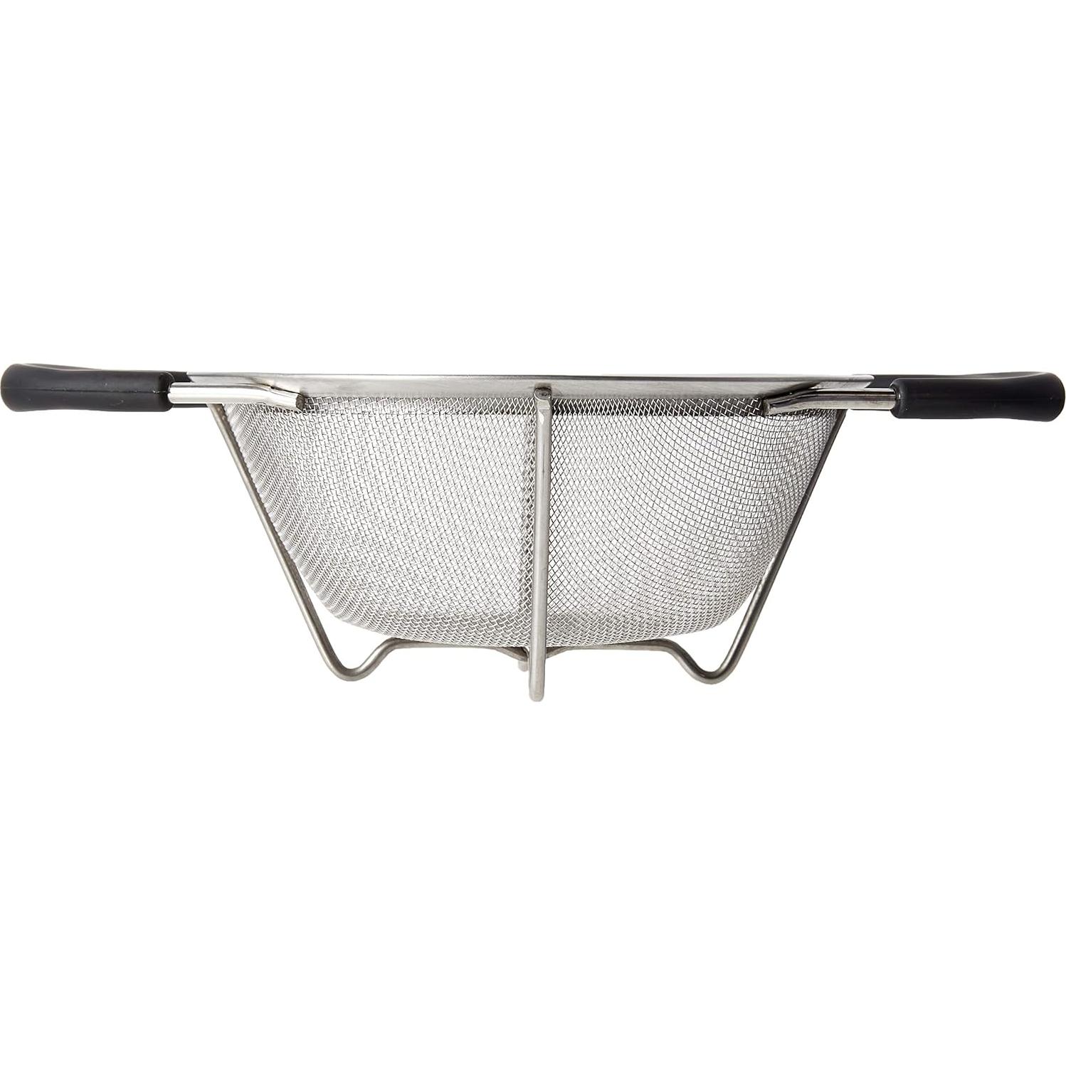 Colador de Malla Acero Inoxidable ExcelSteel 16.5 cm Profesional