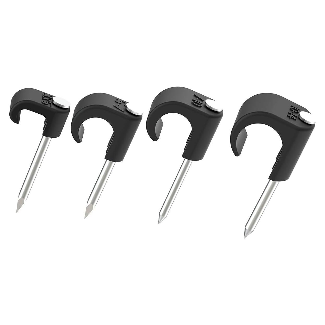 Clip de Cable Negro PolarPulse Paquete de 200 Alta Resistencia