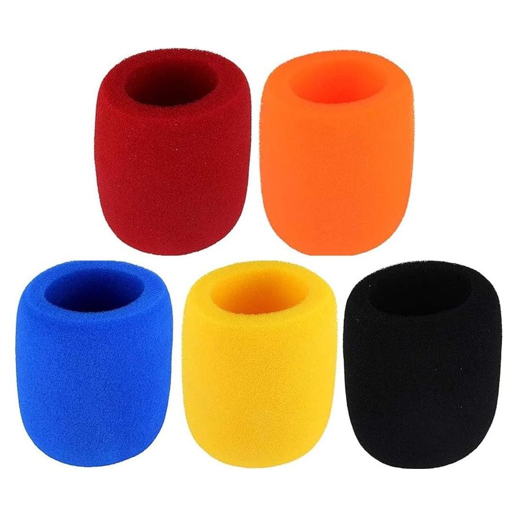 Funda de micrófono espuma alta densidad - Paquete de 5 unidades