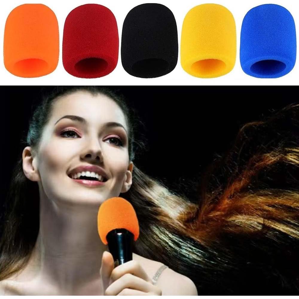 Funda de micrófono espuma alta densidad - Paquete de 5 unidades