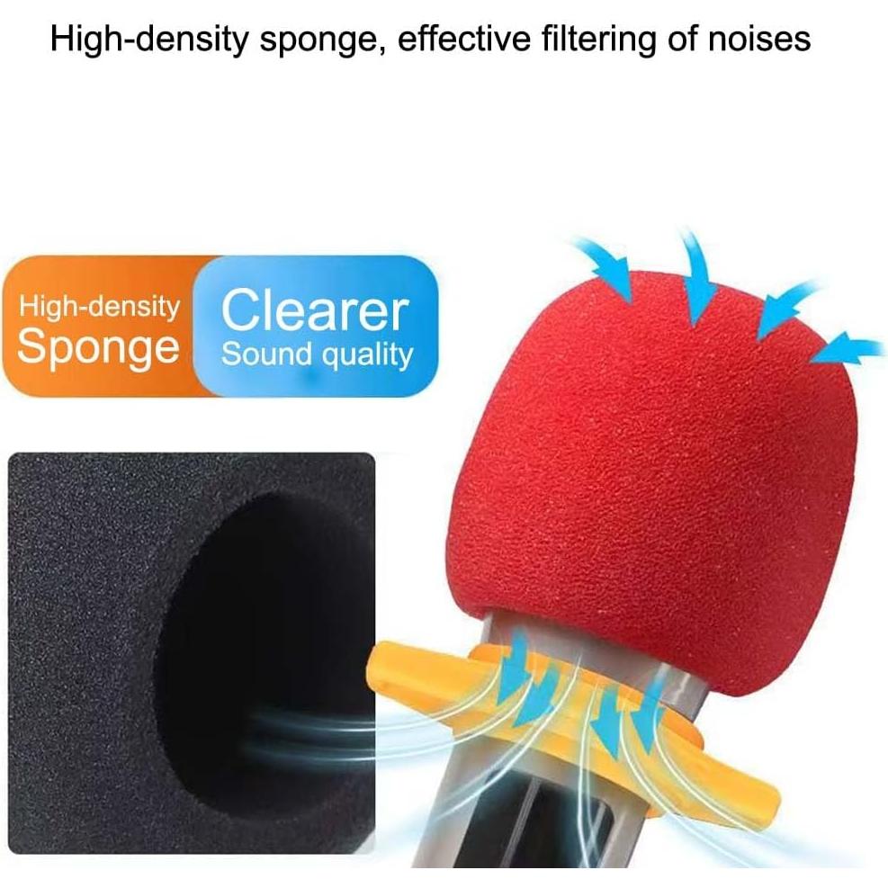 Funda de micrófono espuma alta densidad - Paquete de 5 unidades