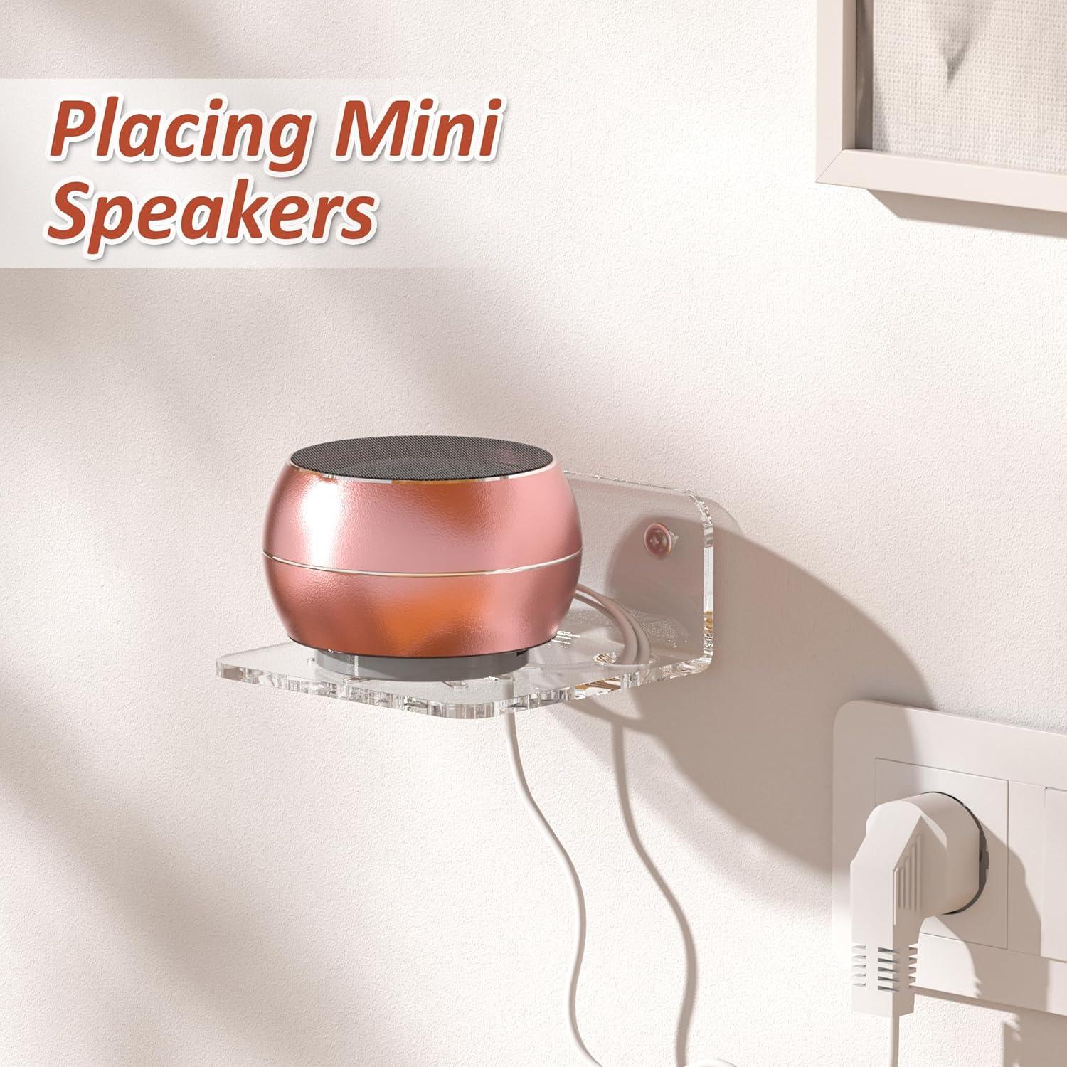 Estante de Acrílico Transparente Sezanrpt 3 Paquetes 10 cm