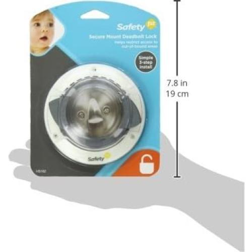 Cerradura de Pestillo Safety 1st para Seguridad Infantil Blanca