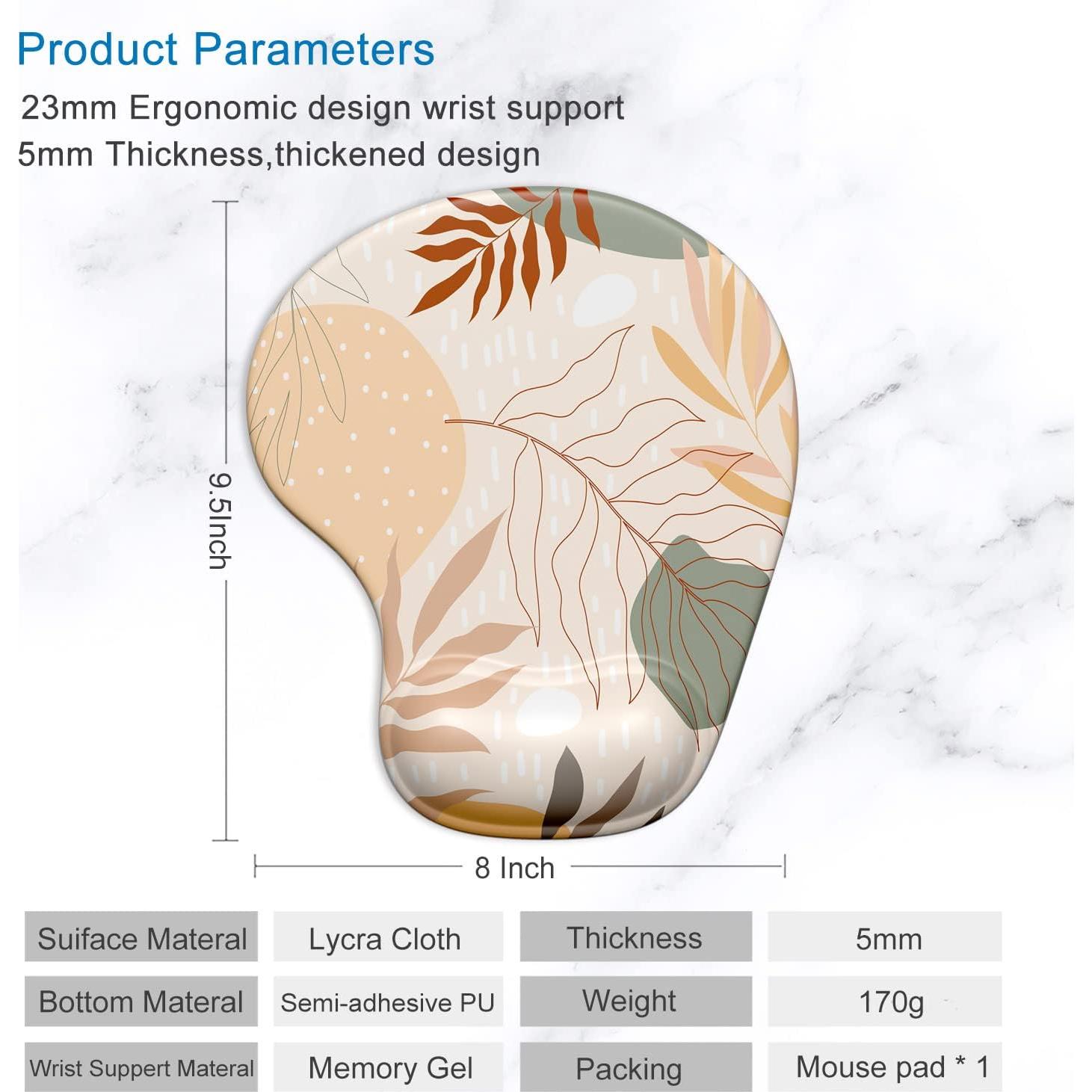 Almohadilla de Ratón Ergonómica ITNRSIIET 24.5x21 cm Arte Abstracto