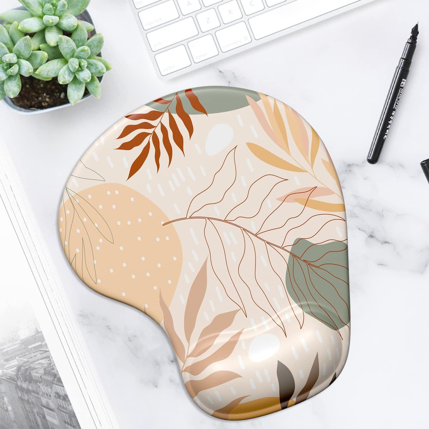 Almohadilla de Ratón Ergonómica ITNRSIIET 24.5x21 cm Arte Abstracto