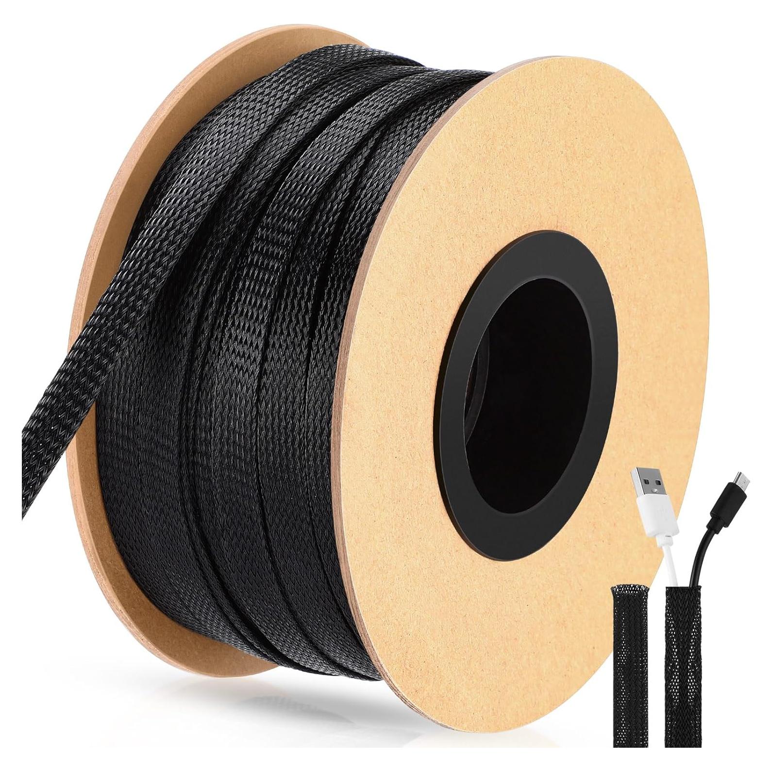 Manga Trenzada Expandible Pangda 1/2" x 45.72m Negra