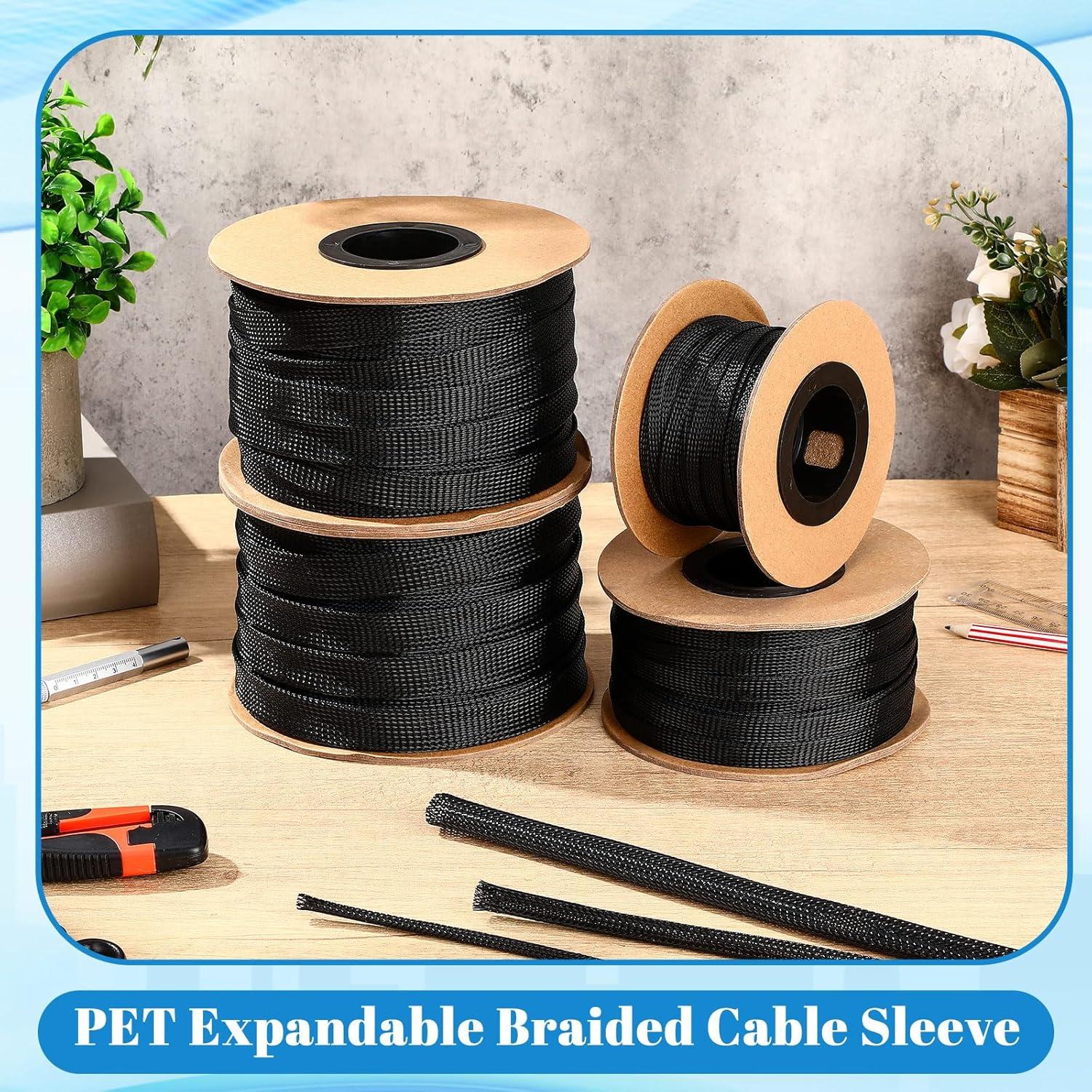 Manga Trenzada Expandible Pangda 1/2" x 45.72m Negra