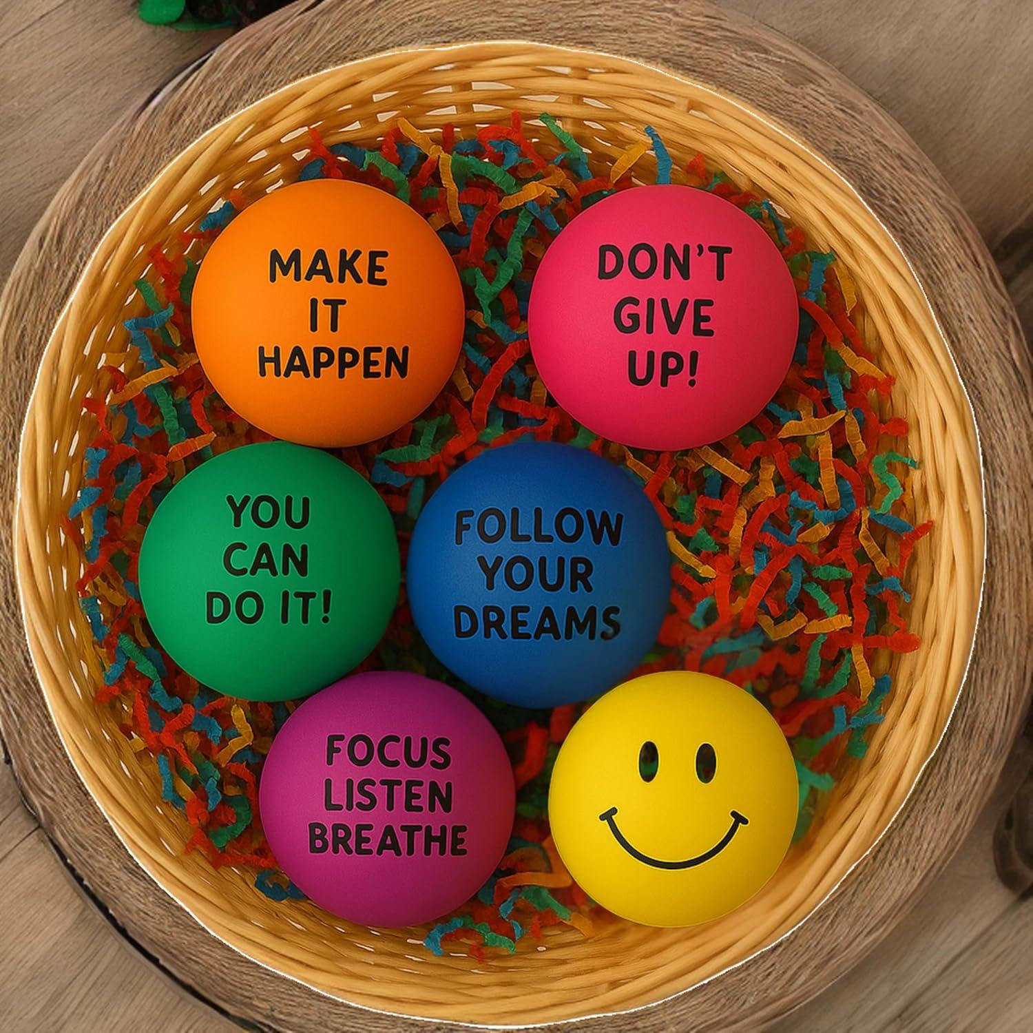 Pelotas Antiestrés DLY Lifestyle - 6 Unidades 6.3 cm