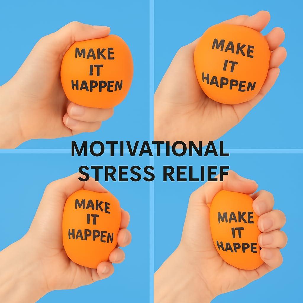 Pelotas Antiestrés DLY Lifestyle - 6 Unidades 6.3 cm