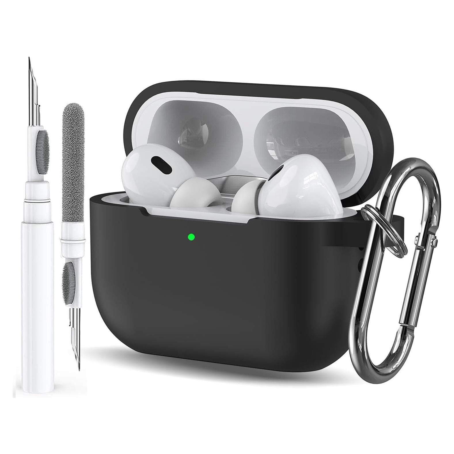 Funda de Silicona para AirPods Pro 2ª/1ª Gen Olytop - Negra