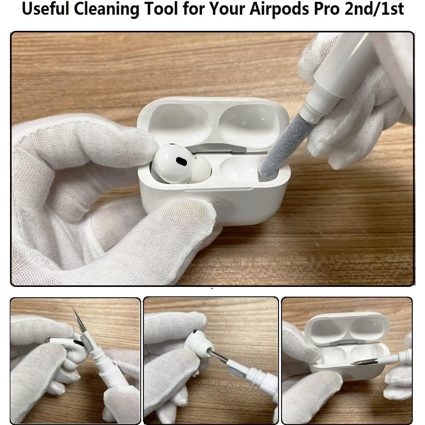 Funda de Silicona para AirPods Pro 2ª/1ª Gen Olytop - Negra