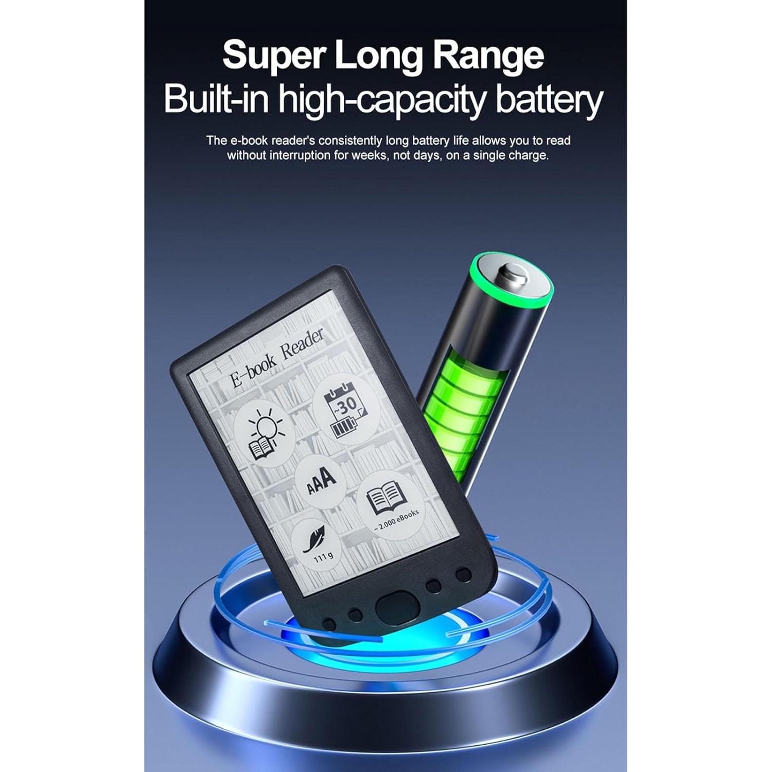 Lector ePaper BK6025 6" con Funda Protectora y 32GB