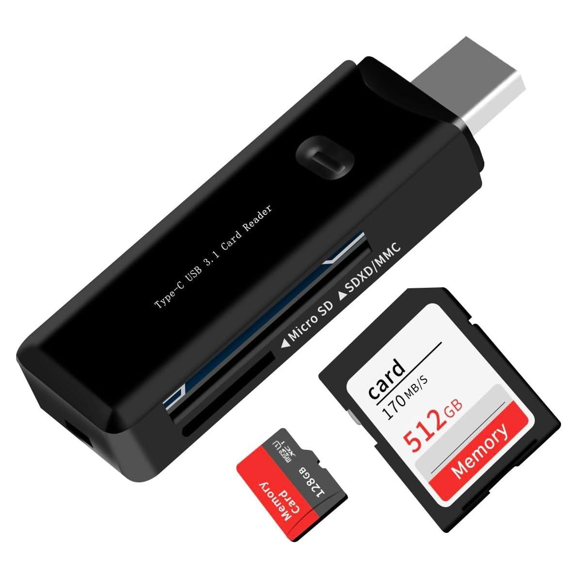 Lector de Tarjetas Micro SD USB C Jahovans X - 32g - 5Gbps
