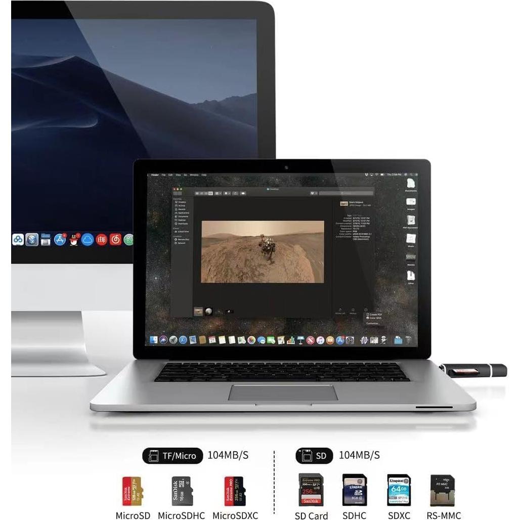 Lector de Tarjetas SD Jahovans X USB-C 3.0 Doble Conector