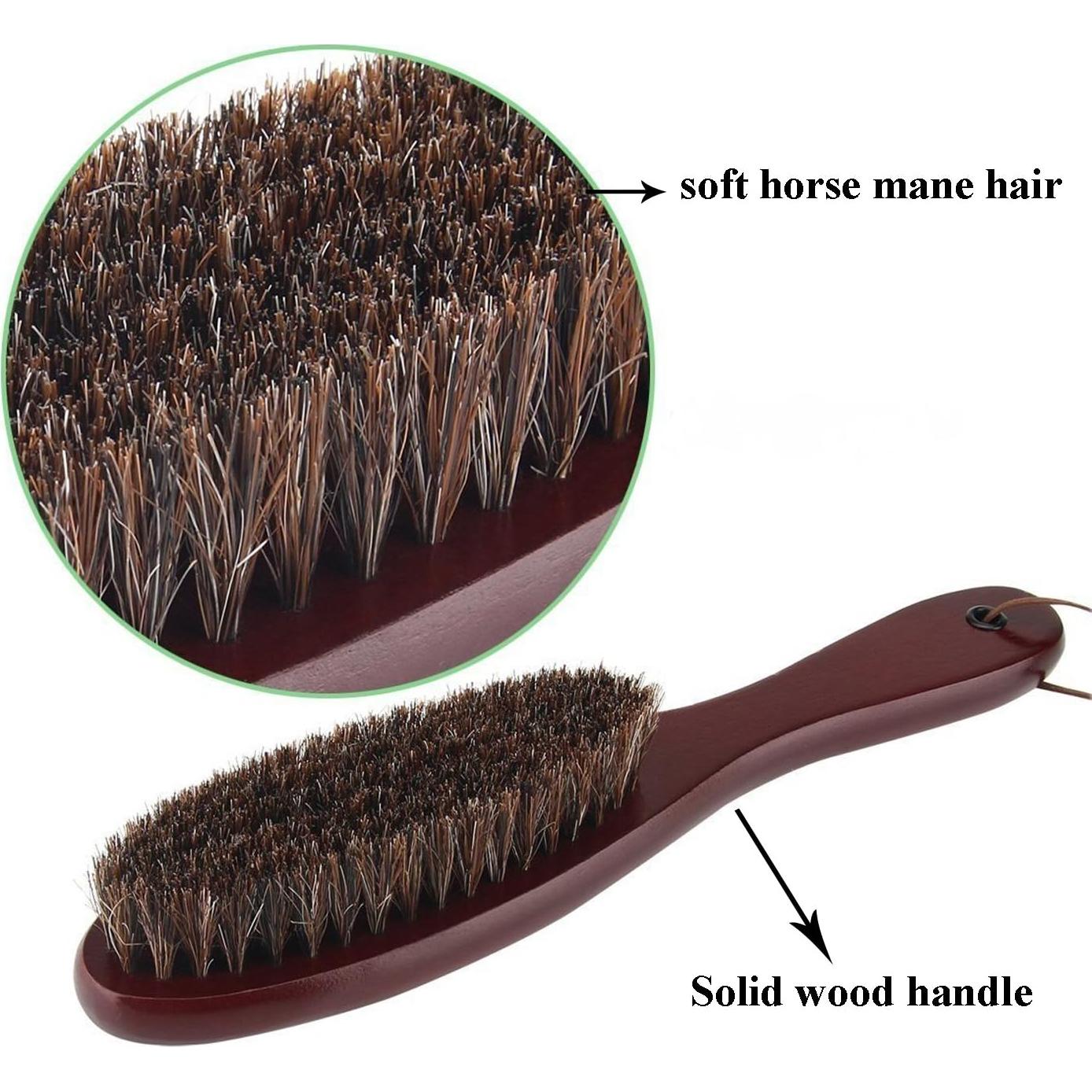 Cepillo de Ropa Cokaka de Madera con Cerdas de Caballo 1 Unidad