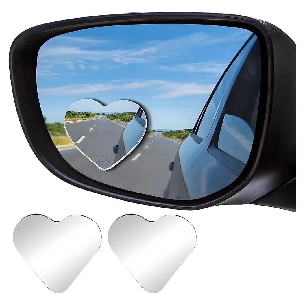 Espejos de Punto Ciego Sandfren 2PCS Universal Plata