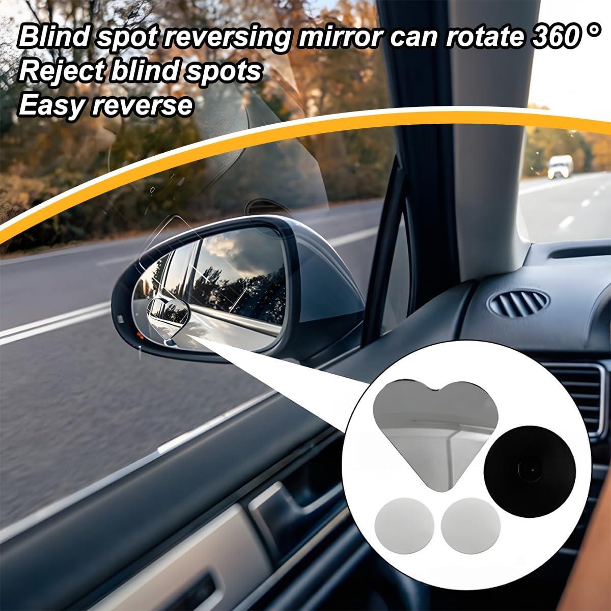 Espejos de Punto Ciego Sandfren 2PCS Universal Plata