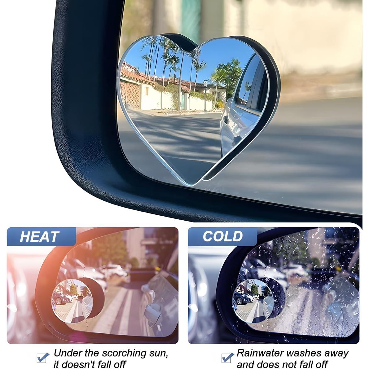 Espejos de Punto Ciego Sandfren 2PCS Universal Plata