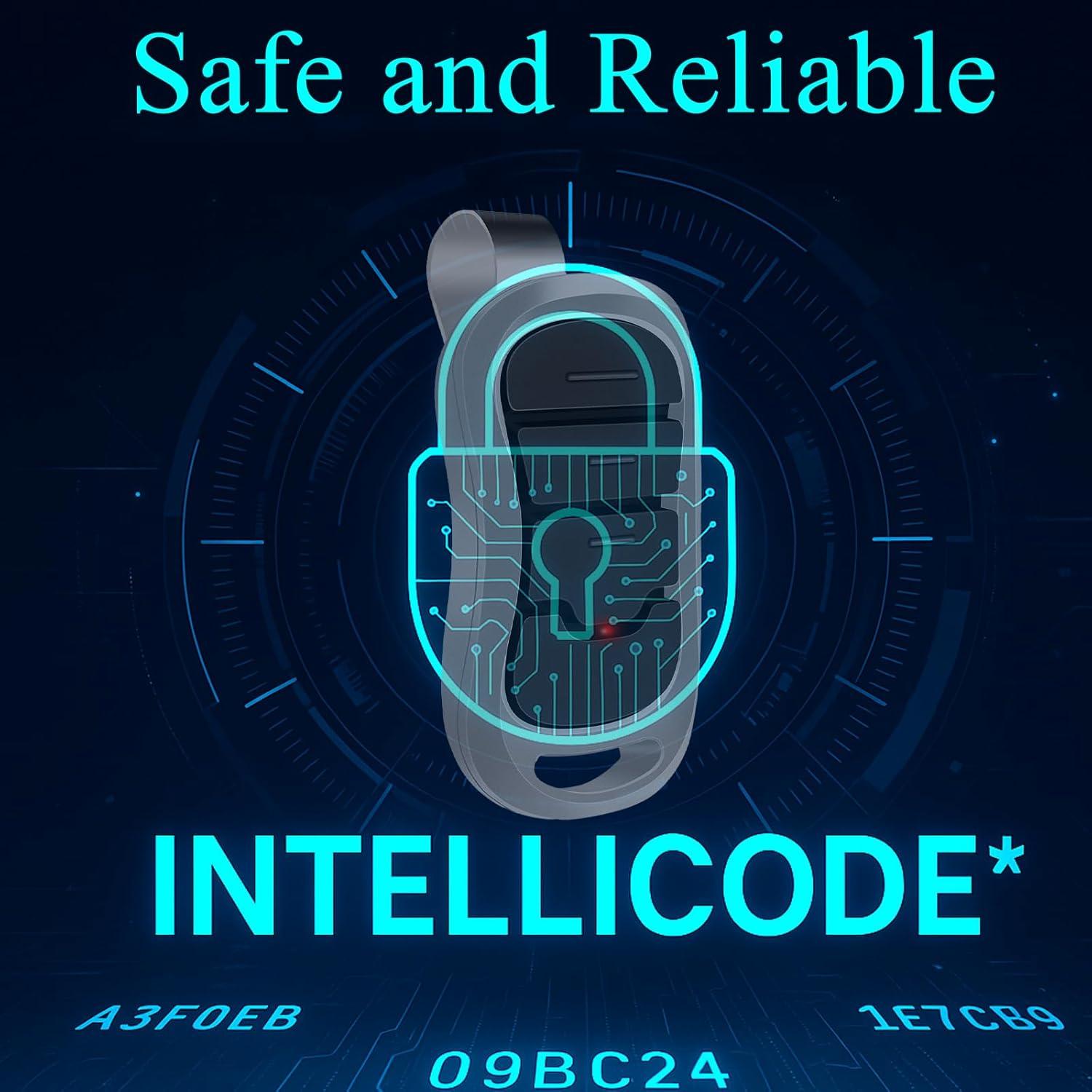 Control Remoto Universal LongCtrl para Puerta de Garaje Genie 315/390MHz