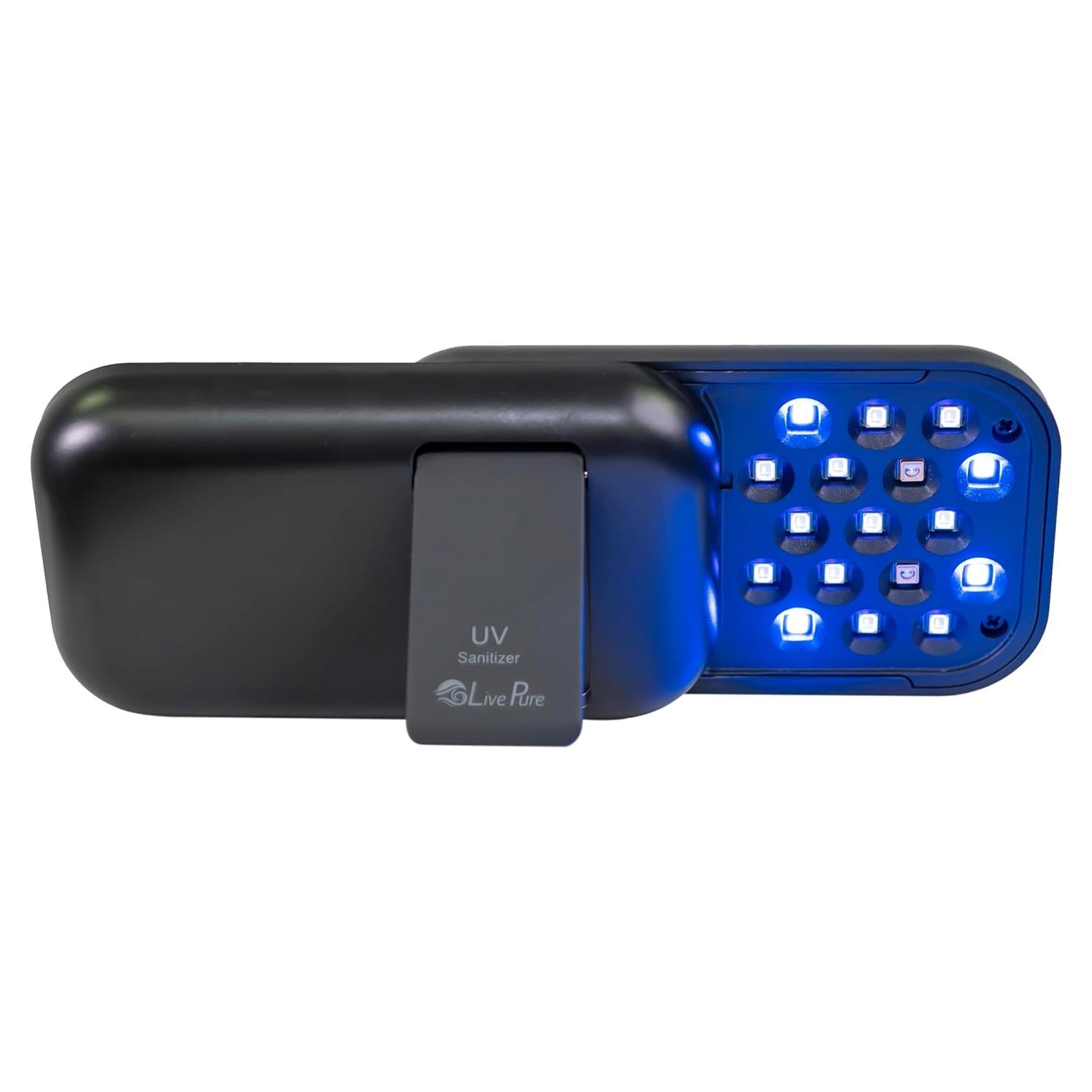 Desinfectante UV Portátil LivePure Negro 99.9% Germicida