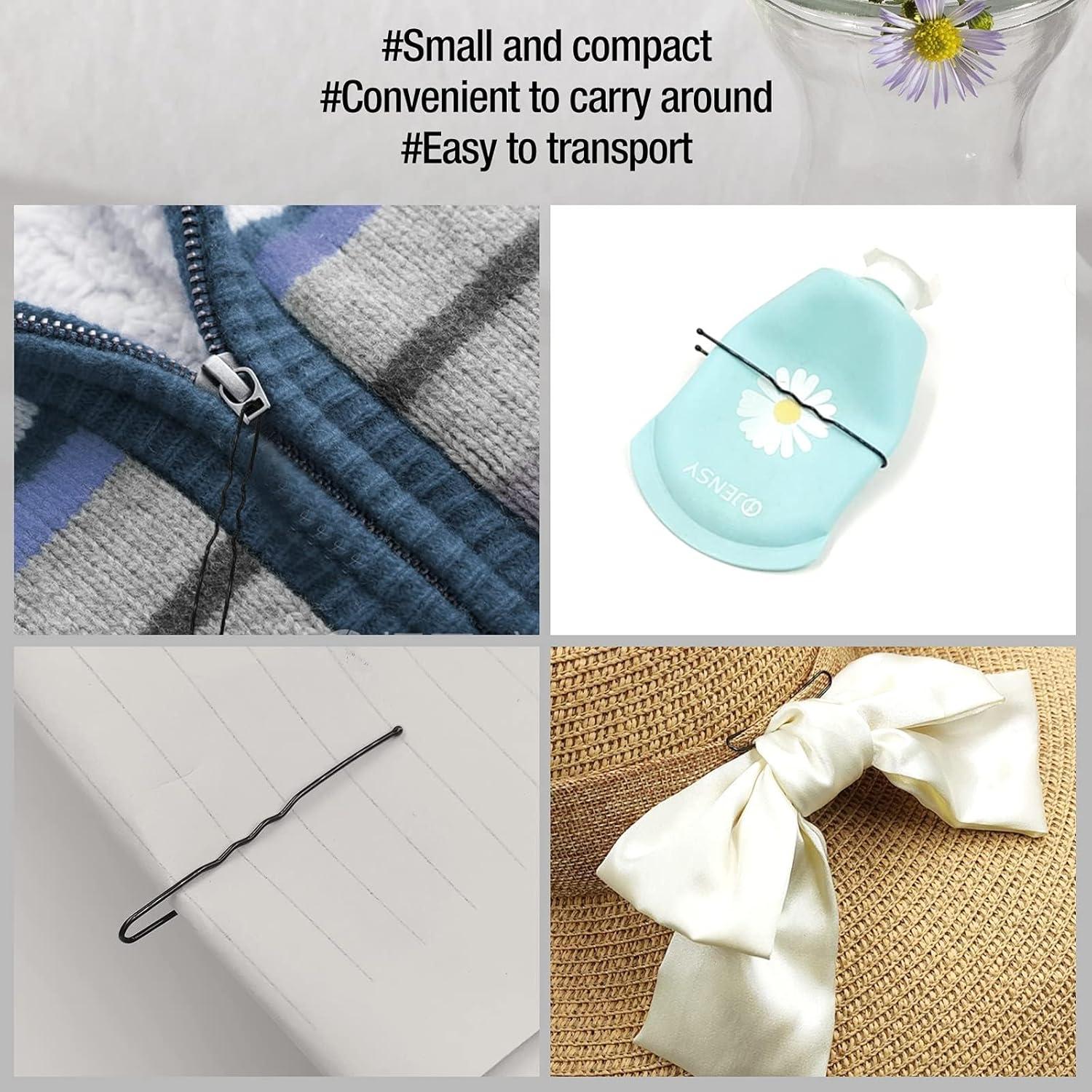 Pasadores de Pelo en U HOYOLS 150 Unidades Negro Variados