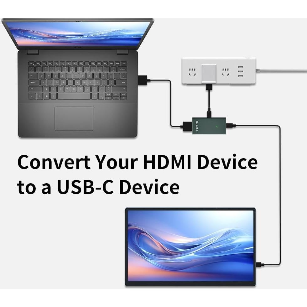 Adaptador HDMI a USB-C PeakDo 4K 60Hz para Gafas AR y Consolas