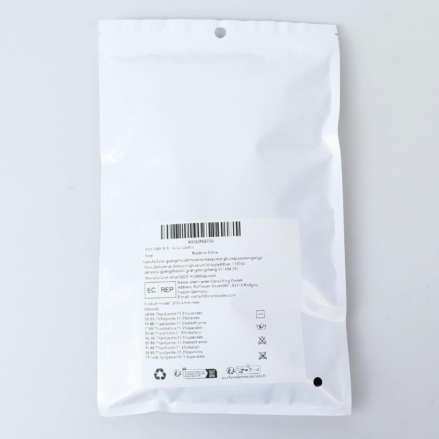 Cintas para la cabeza deportivas Awumbuk, 5 paquetes, negro