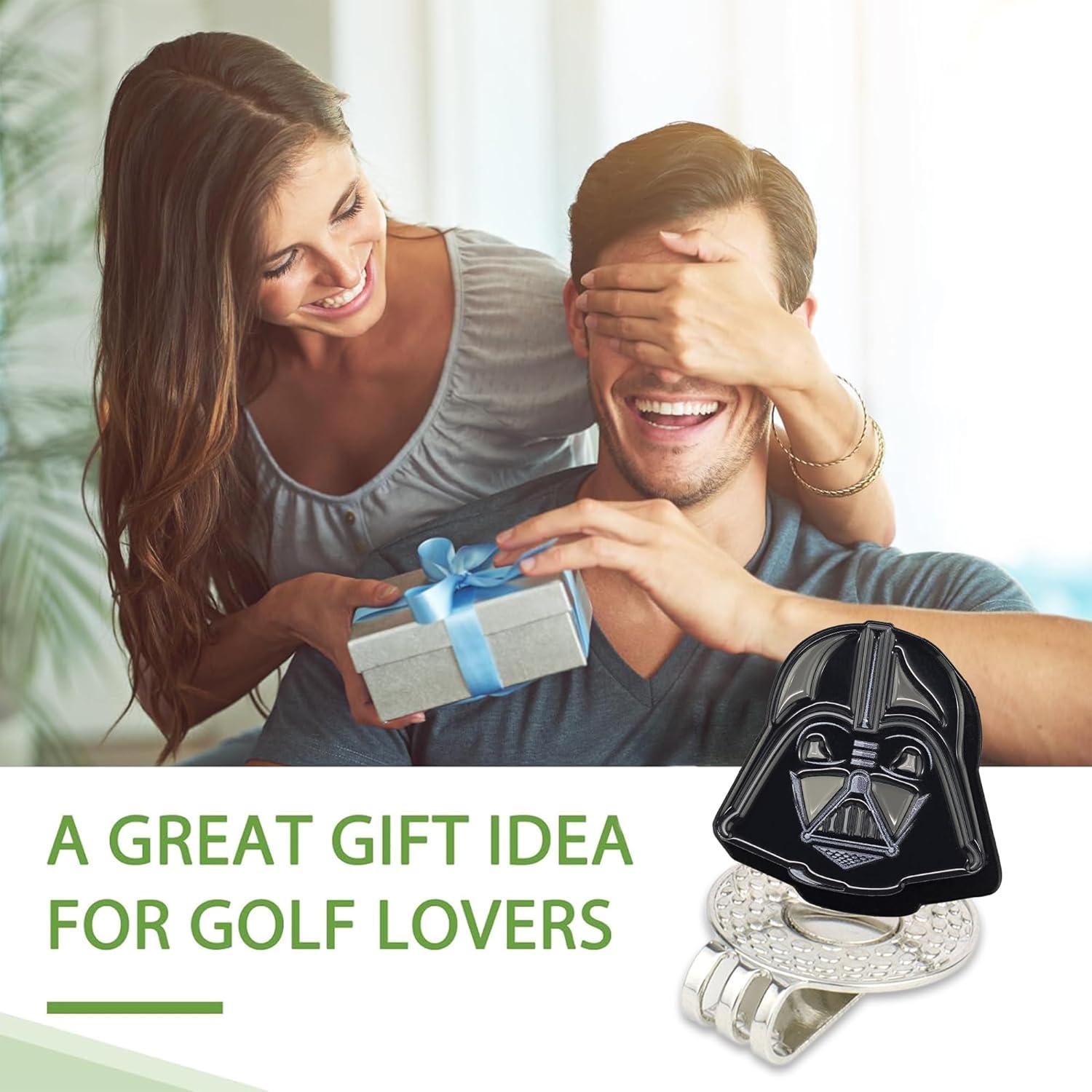 Marcador de Pelota de Golf Magnético WONXISEN - Caballero Oscuro