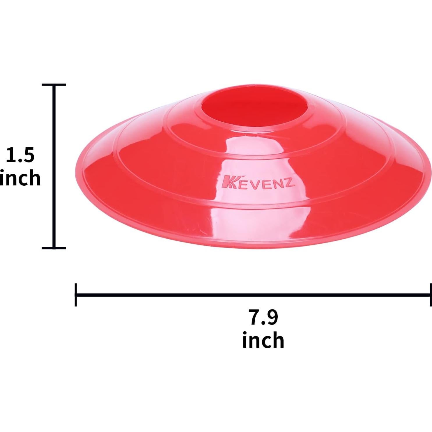 Conos de Entrenamiento de Fútbol KEVENZ 50 Piezas Multicolor