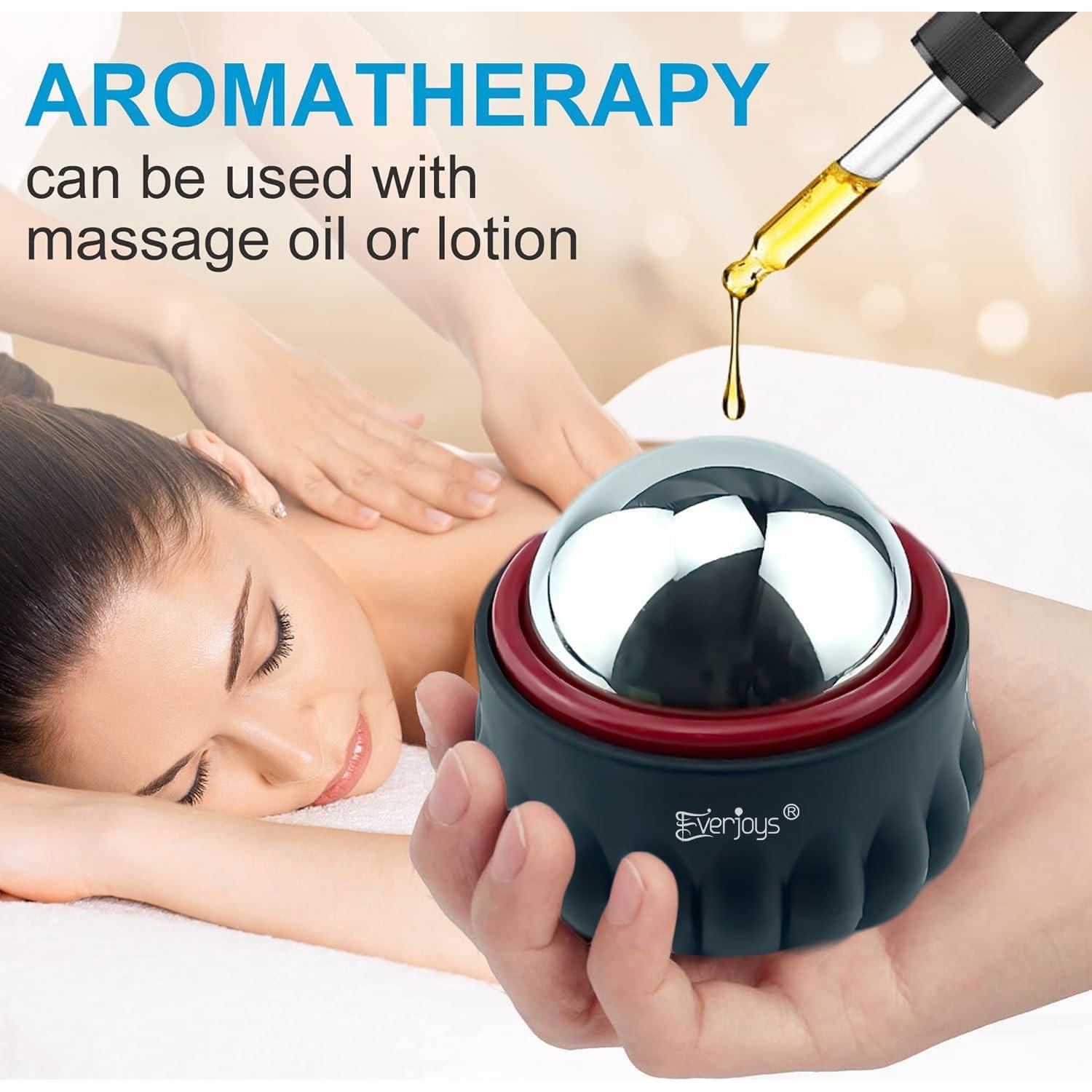 Rodillo de Hielo para Masaje Everjoys, Terapia Fría y Caliente